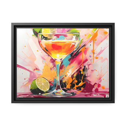 Vibrant Alcohol Framed Artwork Attention Grabbing Conversation Starter