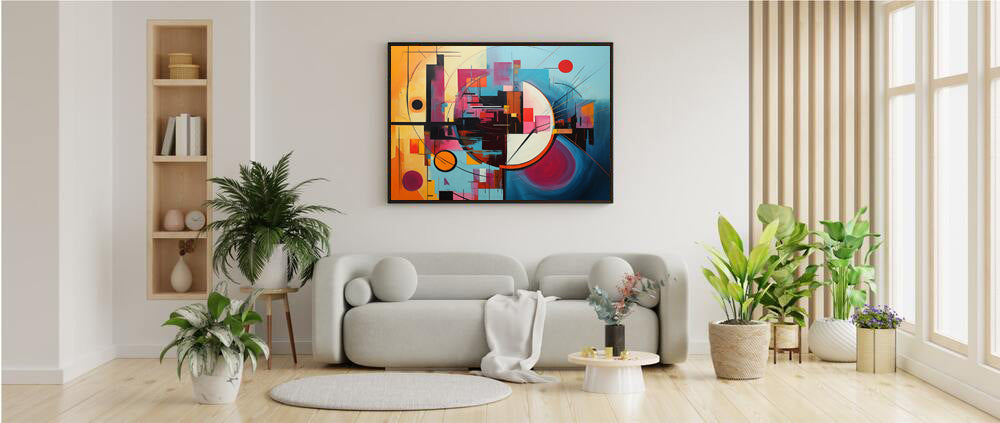 Framed Print Abstract Art Attention Grabbing Conversation Starting Art Piece Framed Poster 