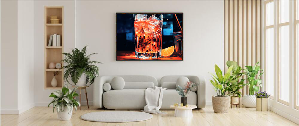 Framed artwork Bar/Night Life Art Framed Painting Alcohol Art