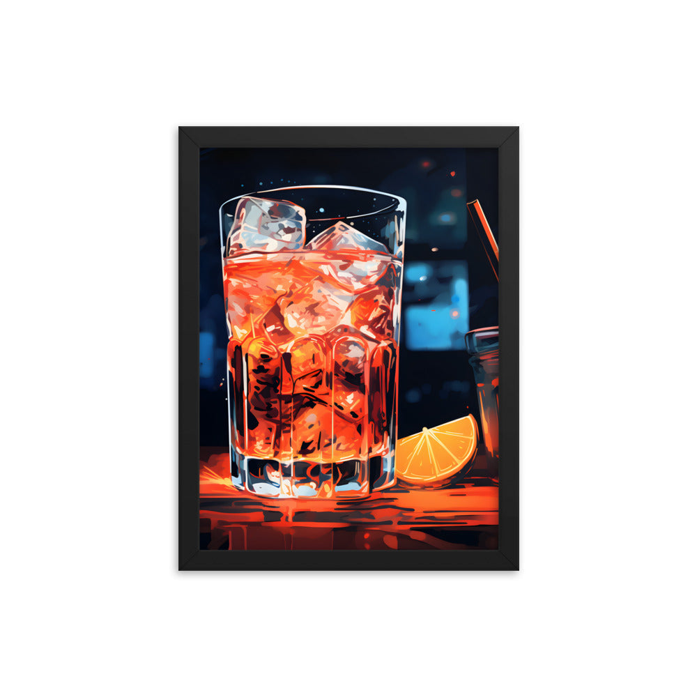 Framed artwork Bar/Night Life Art Framed Painting Alcohol Art