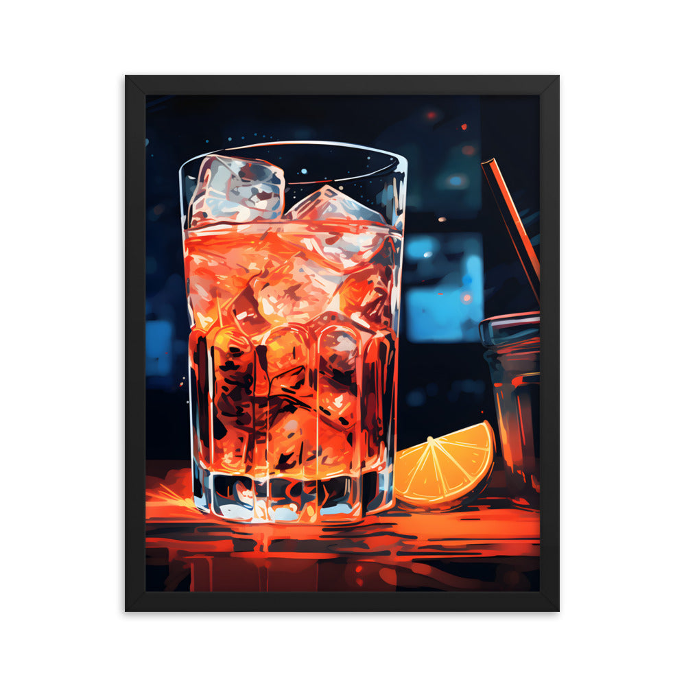 Framed artwork Bar/Night Life Art Framed Painting Alcohol Art